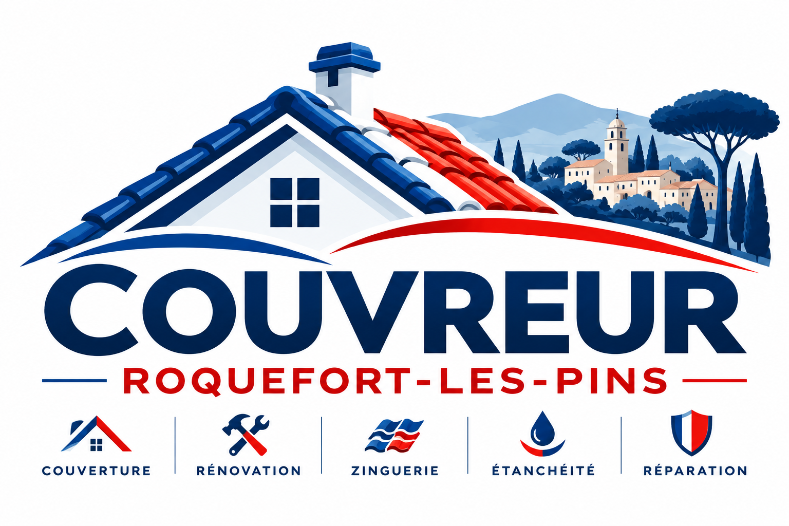 Couvreur à Roquefort-les-Pins · Ouvert 24h/24 Contactez votre couvreur à Roquefort-les-Pins Nous intervenons à Le Rouret  Une fuite, un projet de toiture, une question ? Appelez ID Toiture 24h/24 : on vous répond, on se déplace et on vous fait un devis gratuit.